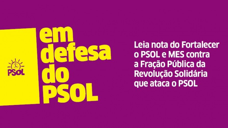 EM DEFESA DO PSOL